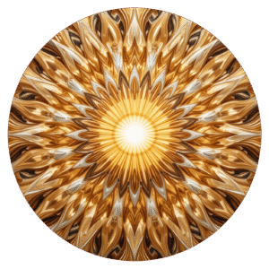 Sunburst Mandala Art